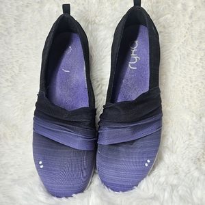 Purple Ombre Ryka Slip Ons